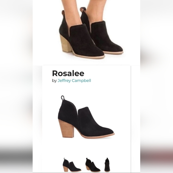 Jeffery Campbell size 6 black suede booties size 6...great condition/like new! - Picture 10 of 11